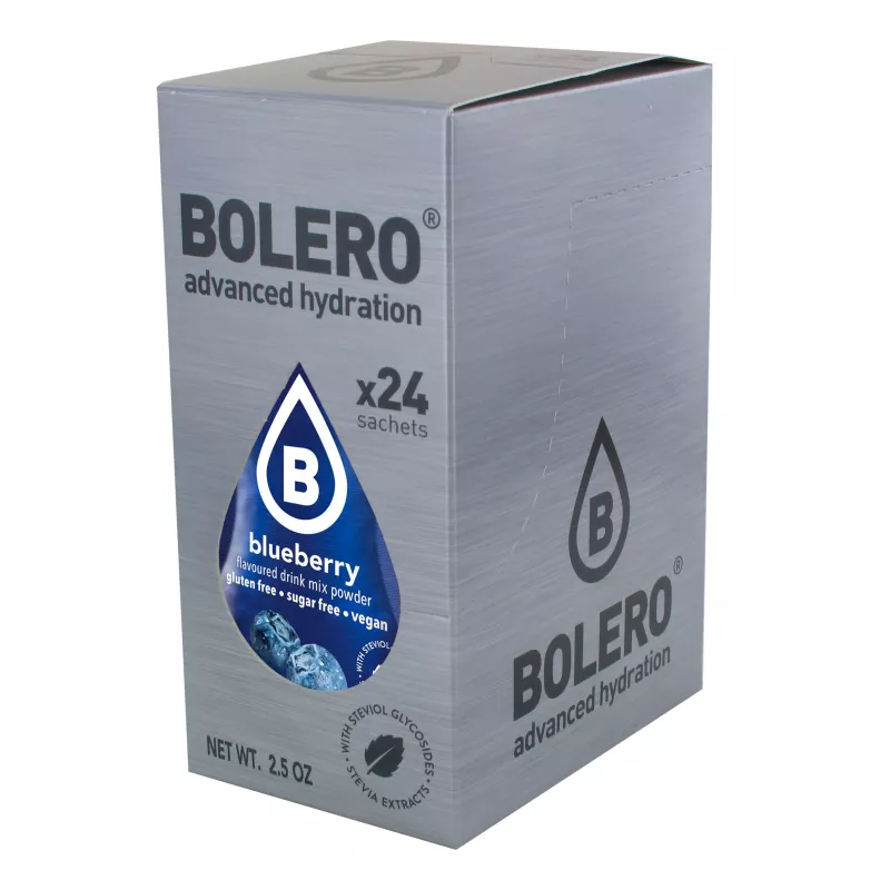 Blueberry - Box of 24 Sachets (24x3g) sugar-free drink - BOLERO®