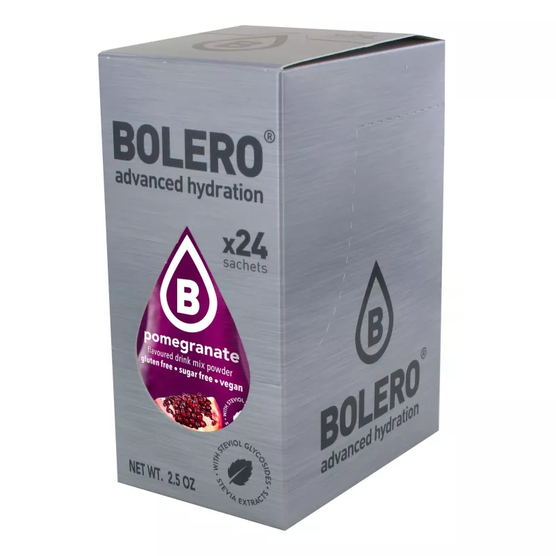 Pomegranate - Box of 24 Sachets (24x3g) sugar-free drink - BOLERO®