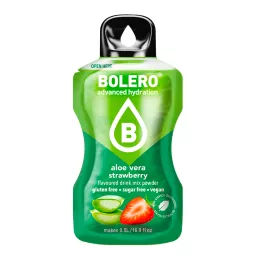 Aloe Vera+Strawberry - 3g Sachet for 500ml of ready sugar-free drink - BOLERO®