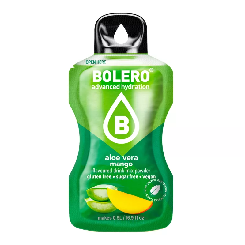 Aloe Vera+Mango - 3g Sachet for 500ml of ready sugar-free drink - BOLERO®