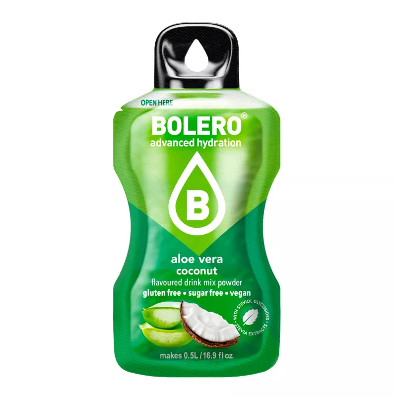 Aloe Vera+Coconut - 3g Sachet for 500ml of ready sugar-free drink - BOLERO®