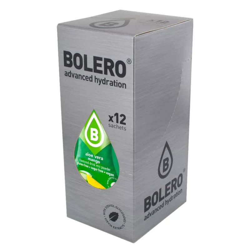 Aloe Vera+Mango - Box of 12 Sachets (12x9g) sugar-free drink - BOLERO®