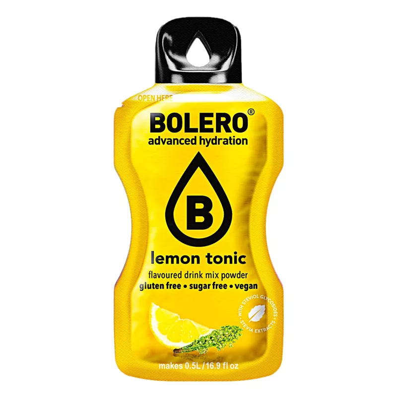 Lemon Tonic - 3g Sachet for 500ml of ready sugar-free drink - BOLERO®