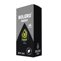 Energy Blue - Box of 6 Sachets (6x7g) sugar-free energetic drink - BOLERO®