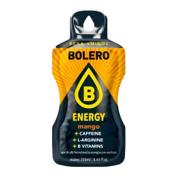 Energy Mango - Box of 6 Sachets (6x7g) sugar-free energetic drink - BOLERO®