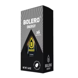 0) Energy 6 flavours - Box of 6 Sachets (6x7g) sugar-free energetic drink - BOLERO®