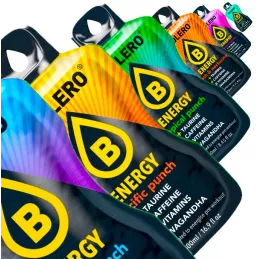 0) Energy 6 flavours - Box of 6 Sachets (6x7g) sugar-free energetic drink - BOLERO®