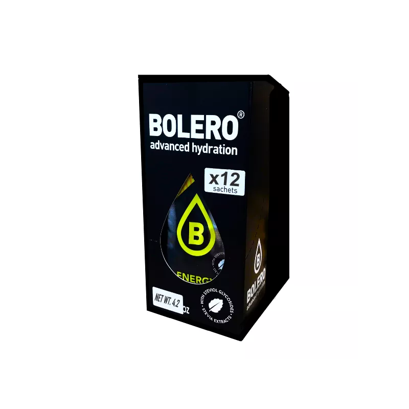 Energy - Box of 12 Sachets (12x7g) sugar-free energetic drink - BOLERO®