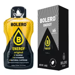 Energy Original - Box of 6 Sachets (6x7g) sugar-free energetic drink - BOLERO®