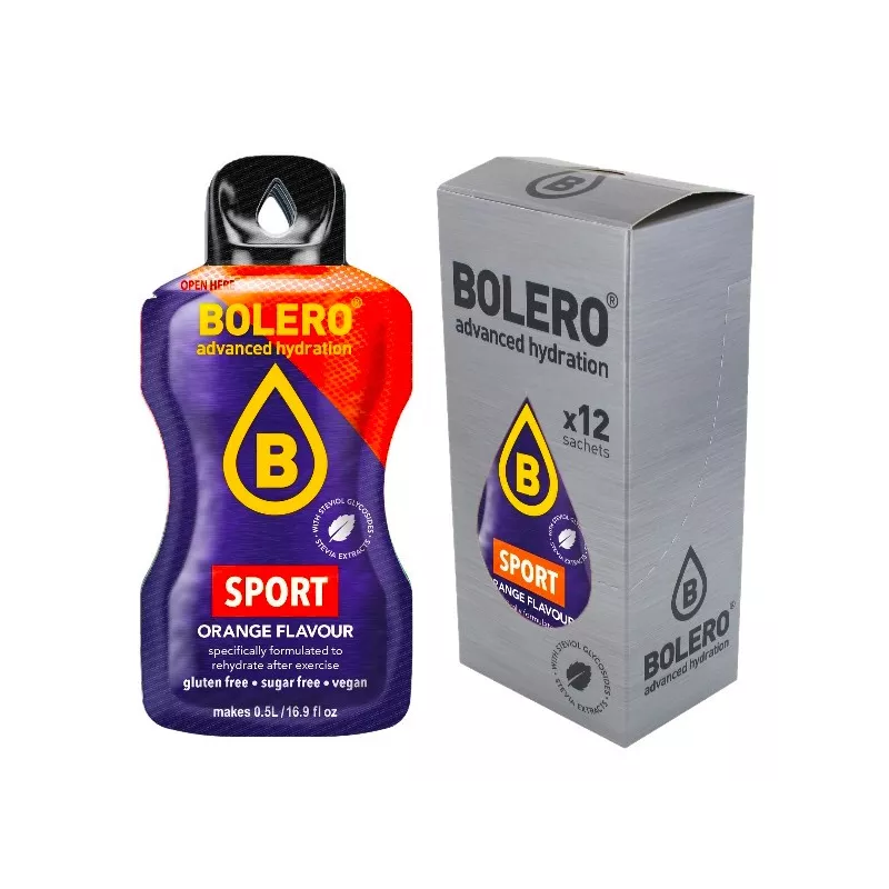 Sport - Box of 12 Sachets (12x3g) sugar-free drink - BOLERO®