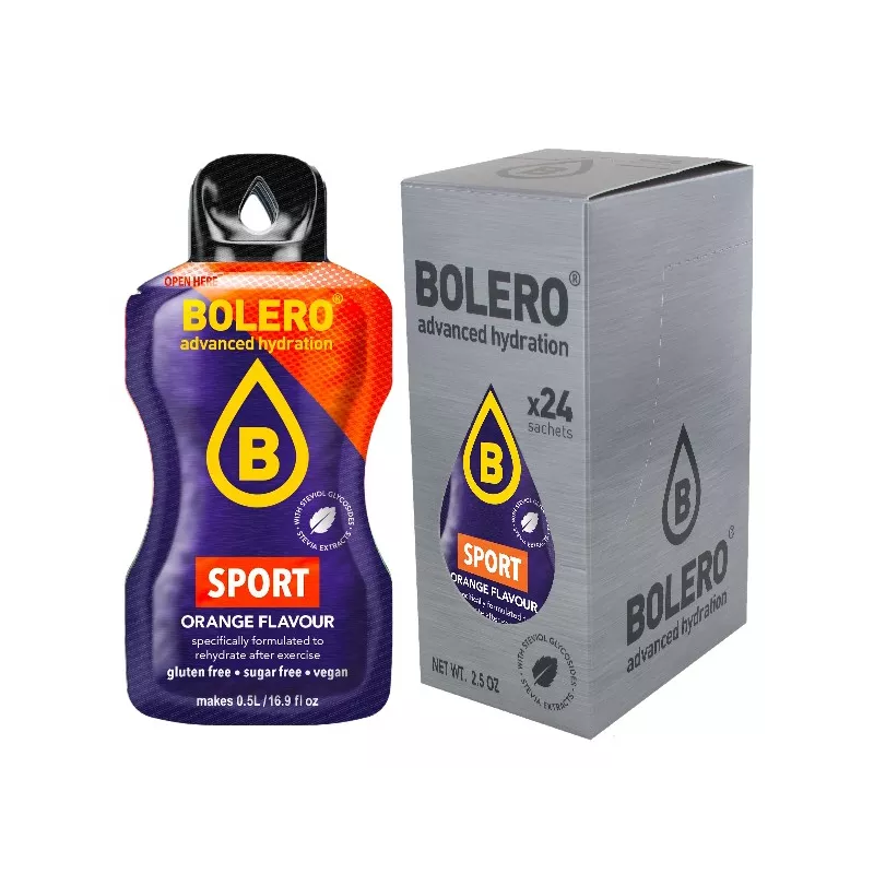 Sport - Box of 24 Sachets (24x3g) sugar-free drink - BOLERO®