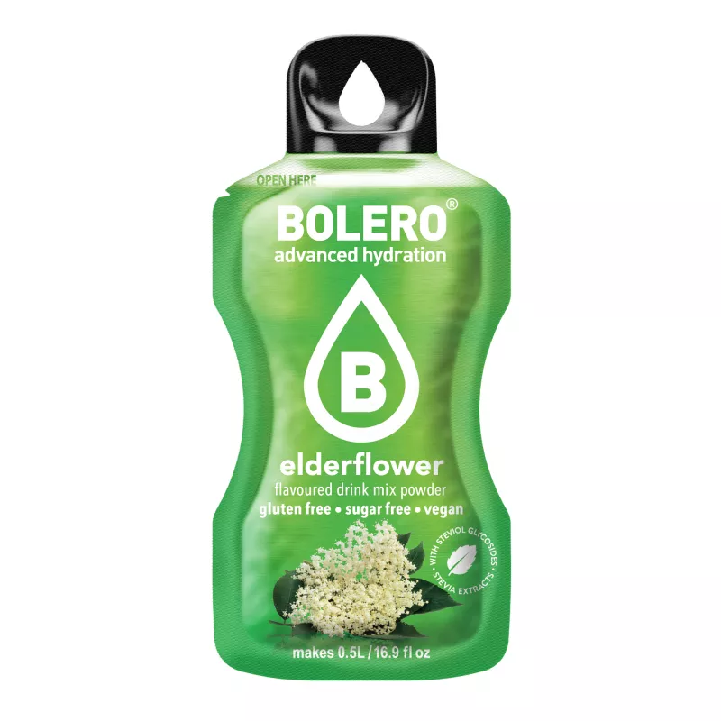 Elderflower - 9g Sachet for 1500ml of ready sugar-free drink - BOLERO®