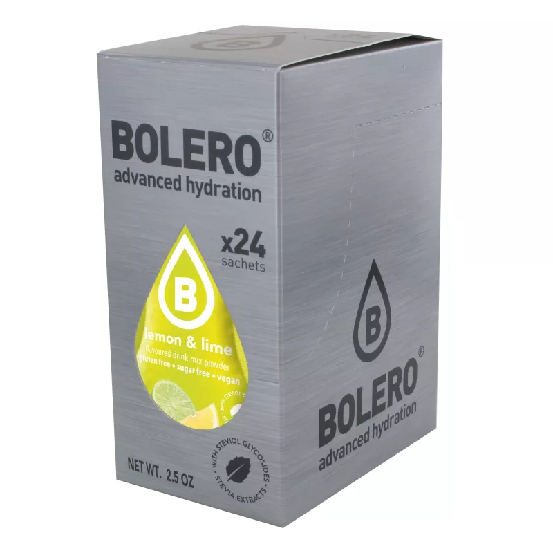 Lemon+Lime - Box of 24 Sachets (24x3g) sugar-free drink - BOLERO®