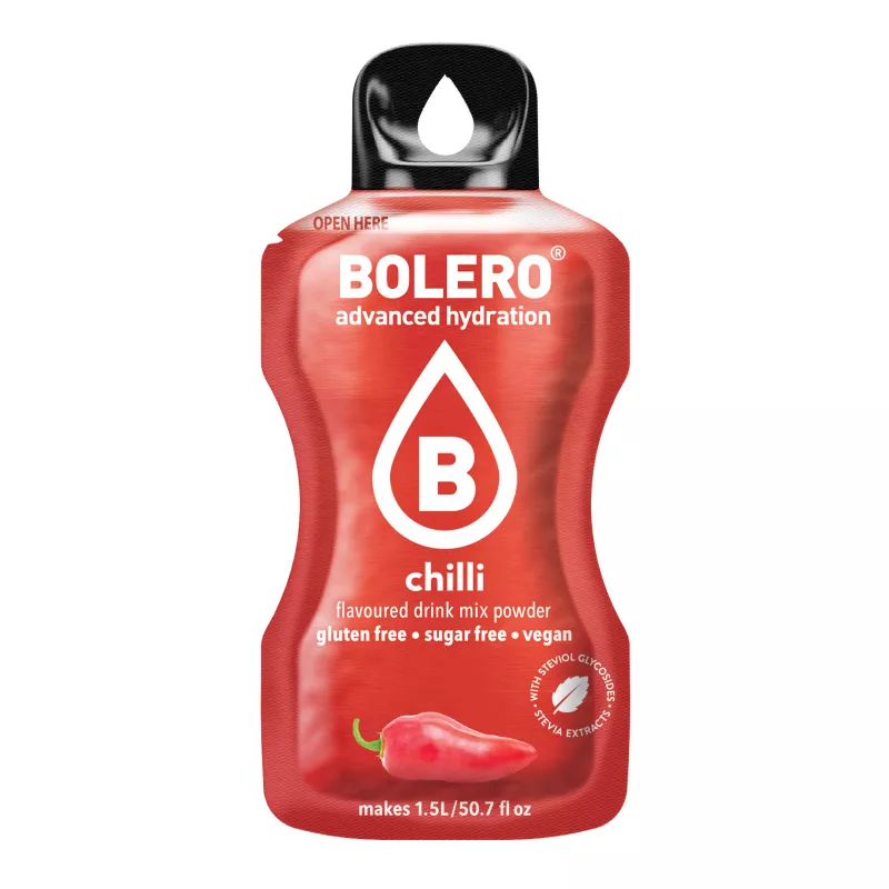 Chilli - 9g Sachet for 1500ml of ready sugar-free drink - BOLERO®