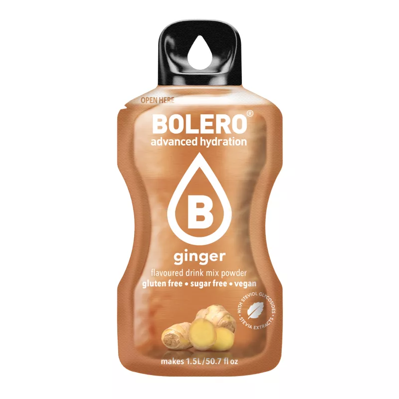 Ginger - 9g Sachet for 1500ml of ready sugar-free drink - BOLERO®