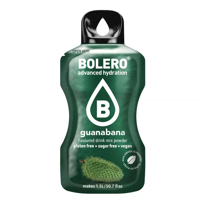 Guanabana - 9g Sachet for 1500ml of ready sugar-free drink - BOLERO®