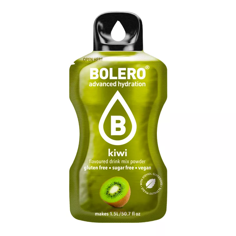 Kiwi - 9g Sachet for 1500ml of ready sugar-free drink - BOLERO®