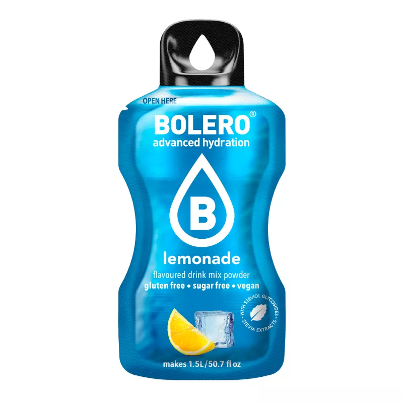 Lemonade - 9g Sachet for 1500ml of ready sugar-free drink - BOLERO®