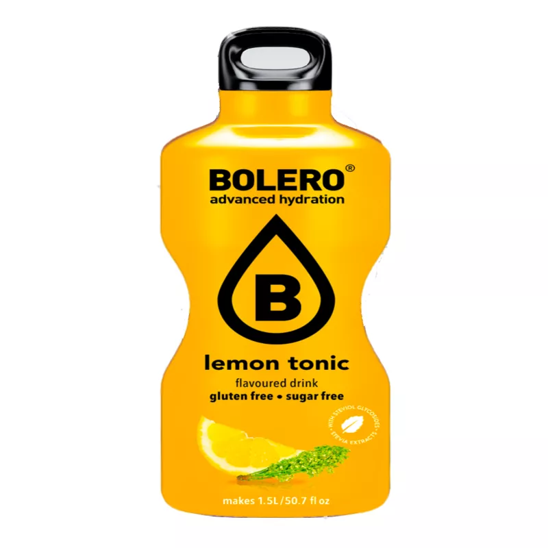 Lemon Tonic - 9g Sachet for 1500ml of ready sugar-free drink - BOLERO®