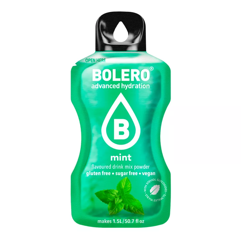 Mint - 9g Sachet for 1500ml of ready sugar-free drink - BOLERO®