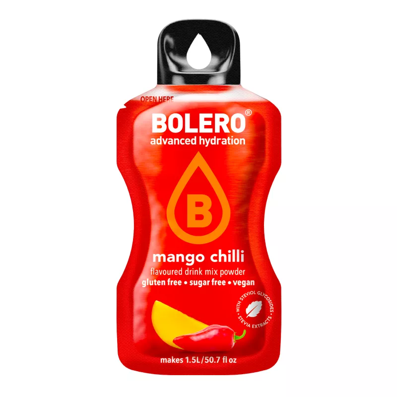 Mango Chilli- 9g Sachet for 1500ml of ready sugar-free drink - BOLERO®