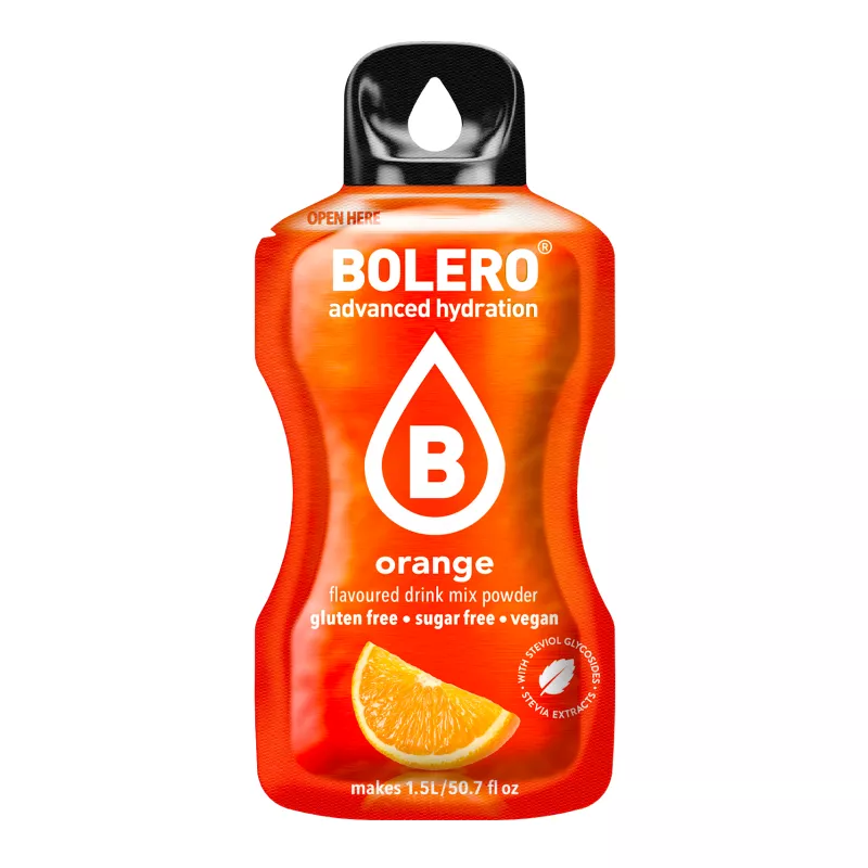 Orange - 9g Sachet for 1500ml of ready sugar-free drink - BOLERO®