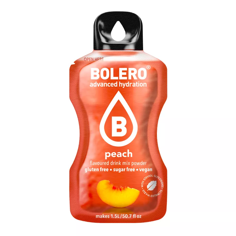 Peach - 9g Sachet for 1500ml of ready sugar-free drink - BOLERO®