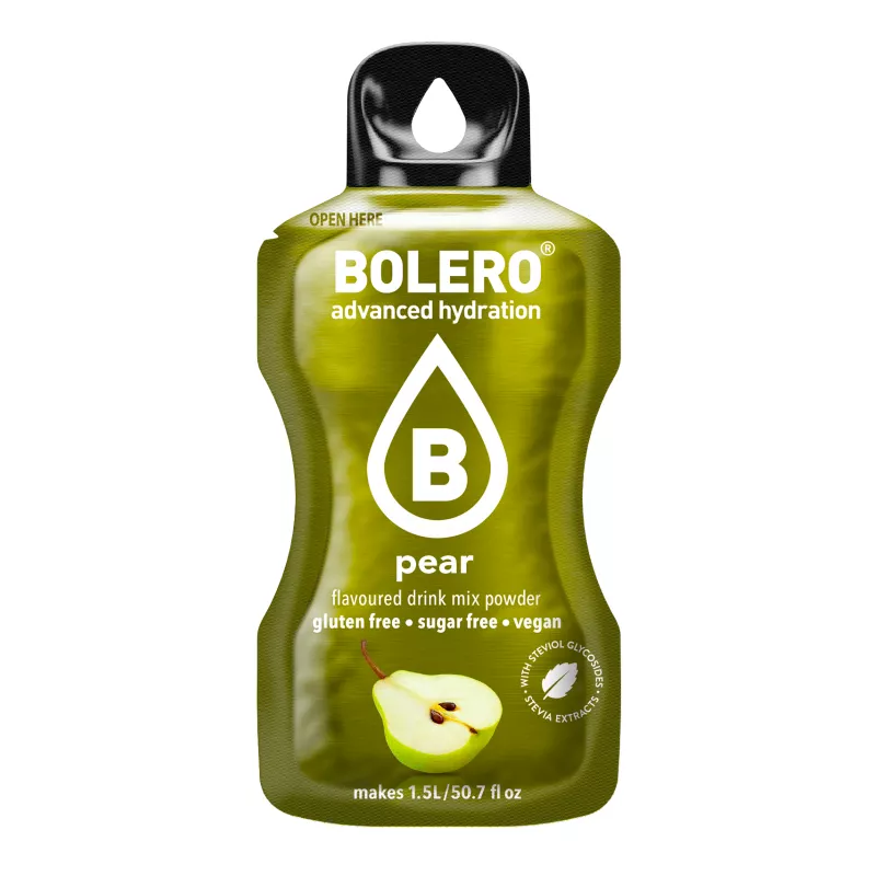 Pear - 9g Sachet for 1500ml of ready sugar-free drink - BOLERO®