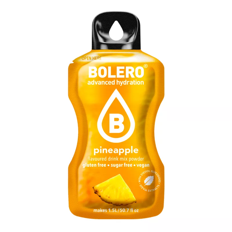 Pineapple - 9g Sachet for 1500ml of ready sugar-free drink - BOLERO®