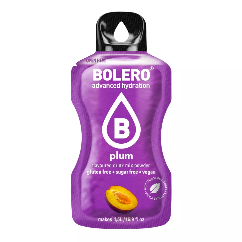 Plum - 9g Sachet for 1500ml of ready sugar-free drink - BOLERO®