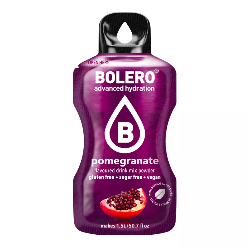 Pomegranate - 9g Sachet for 1500ml of ready sugar-free drink - BOLERO®