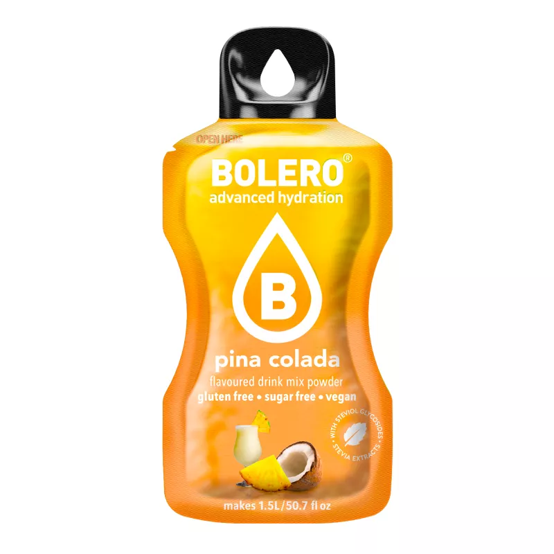 Pina Colada - 9g Sachet for 1500ml of ready sugar-free drink - BOLERO®