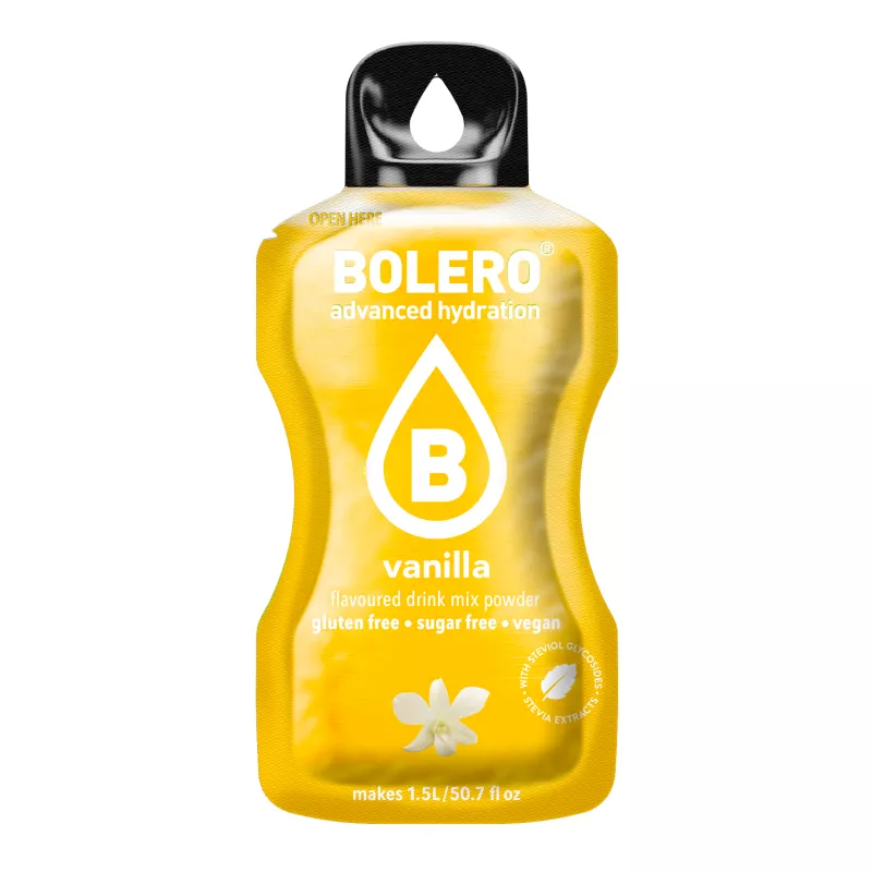 Vanilla - 9g Sachet for 1500ml of ready sugar-free drink - BOLERO®