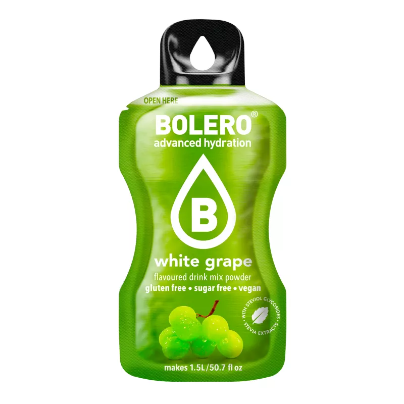 White Grape - 9g Sachet for 1500ml of ready sugar-free drink - BOLERO®