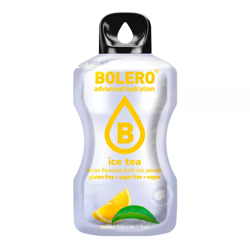 Ice Tea Lemon - 8g Sachet for 1500ml of ready sugar-free drink - BOLERO®