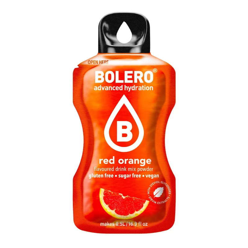 Red Orange - 3g Sachet for 500ml of ready sugar-free drink - BOLERO®