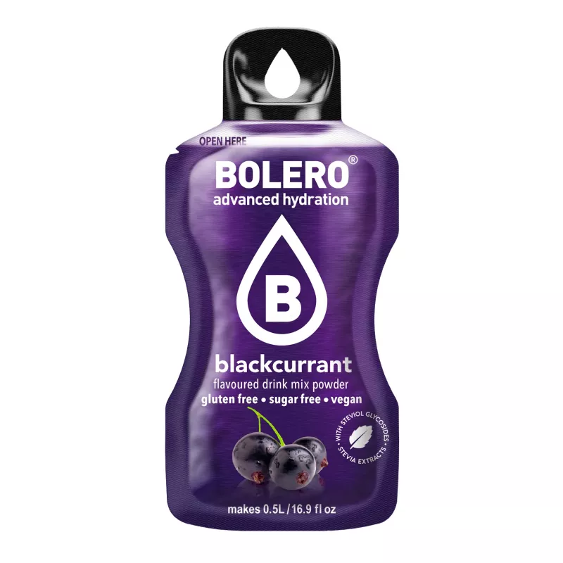 Blackcurrant - 3g Sachet for 500ml of ready sugar-free drink - BOLERO®