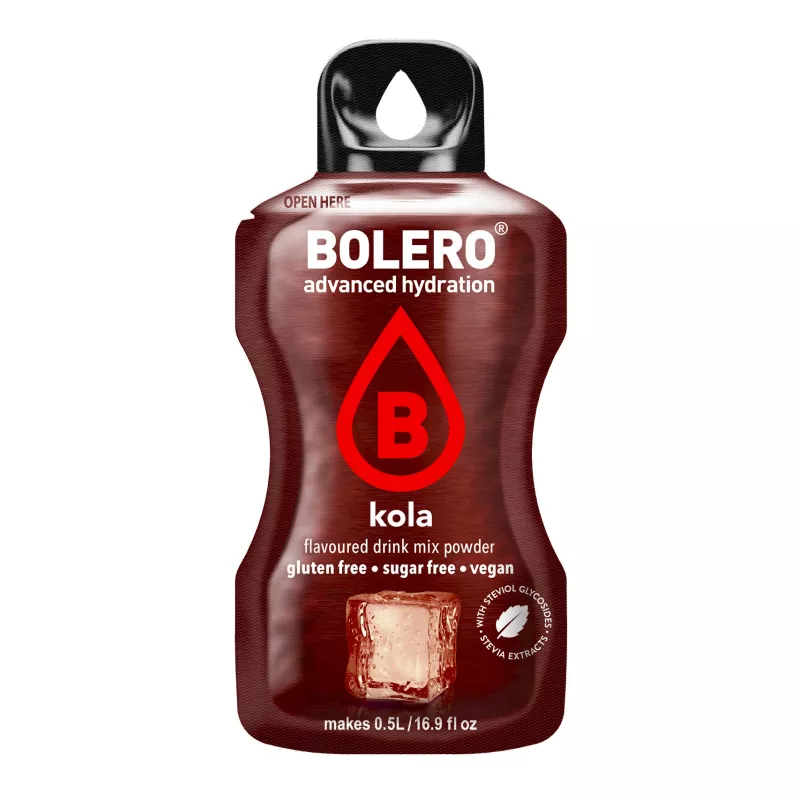 Cola/Kola - 3g Sachet for 500ml of ready sugar-free drink - BOLERO®