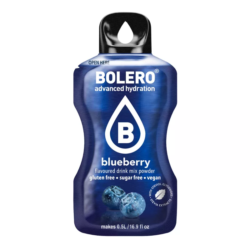 Blueberry - 3g Sachet for 500ml of ready sugar-free drink - BOLERO®