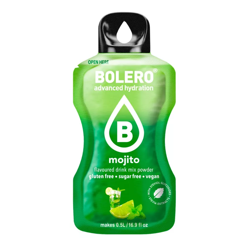 Mojito - 3g Sachet for 500ml of ready sugar-free drink - BOLERO®