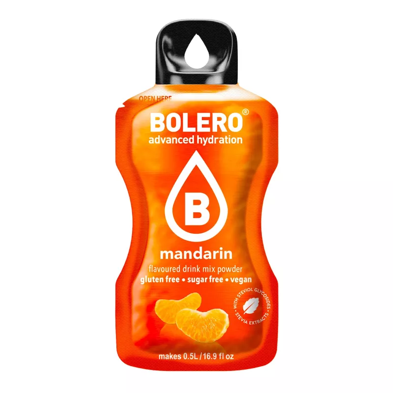 Mandarine - 3g Sachet for 500ml of ready sugar-free drink - BOLERO®