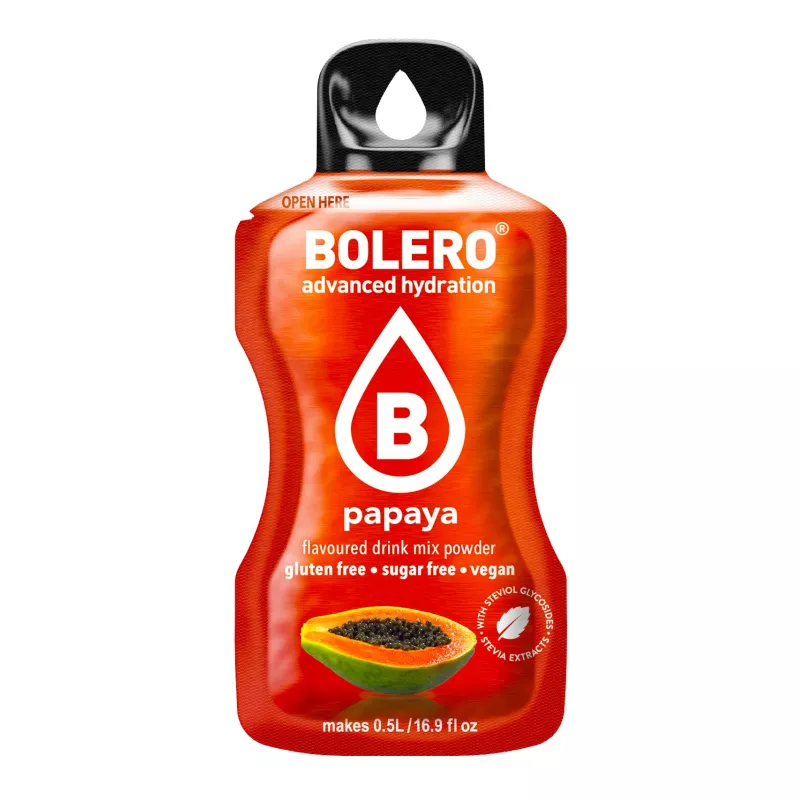 Papaya - 3g Sachet for 500ml of ready sugar-free drink - BOLERO®