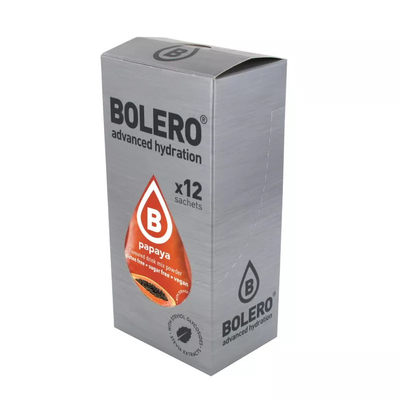 Papaya - Box of 12 Sachets (12x3g) sugar-free drink - BOLERO®