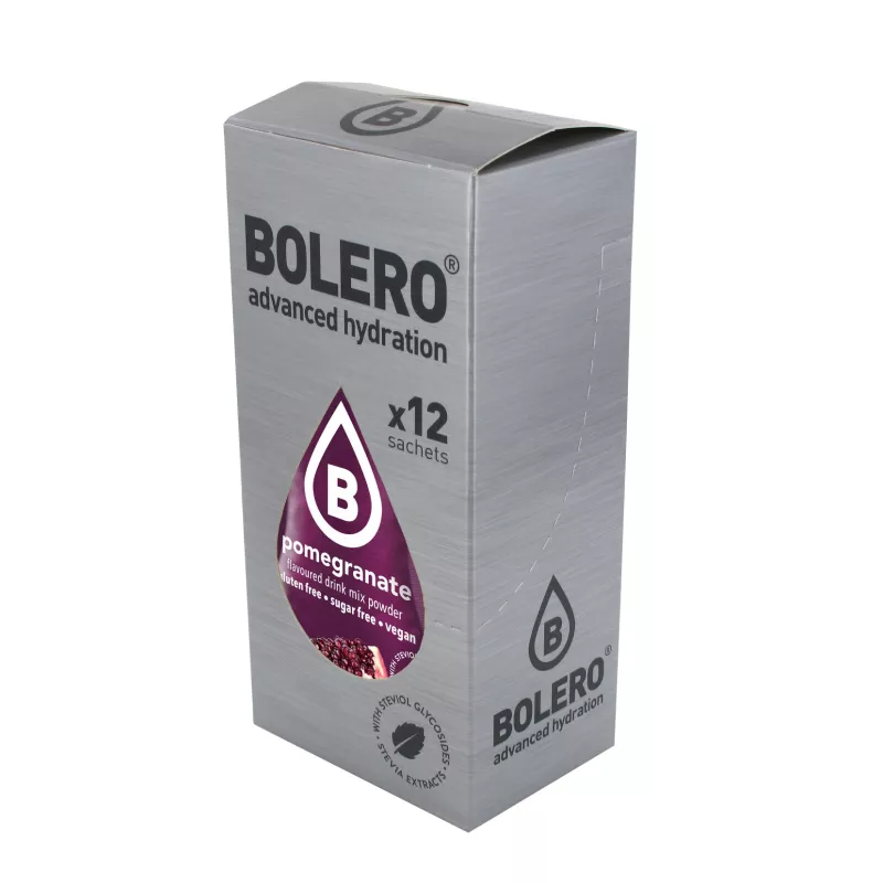 Pomegranate - Box of 12 Sachets (12x3g) sugar-free drink - BOLERO®