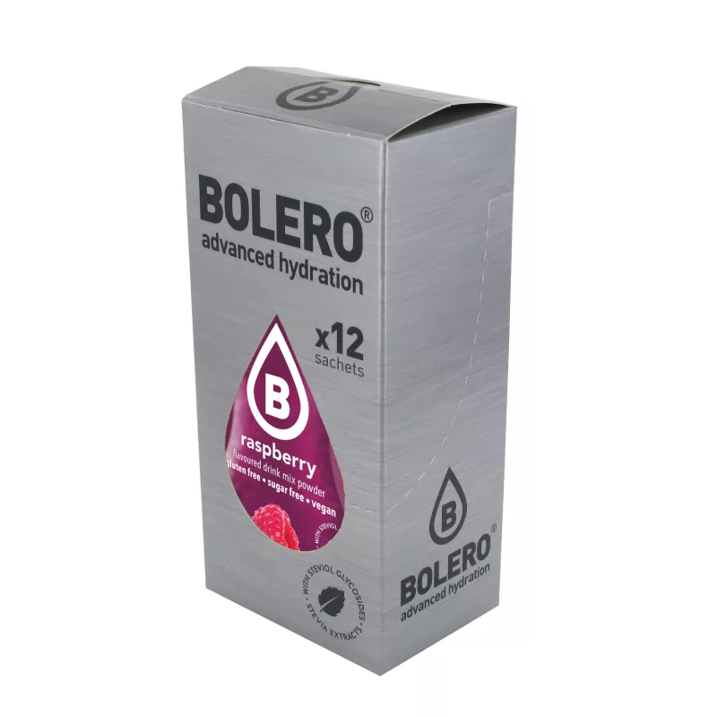 Raspberry - Box of 12 Sachets (12x3g) sugar-free drink - BOLERO®