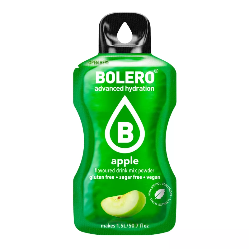 Apple - 9g Sachet for 1500ml of ready sugar-free drink - BOLERO®