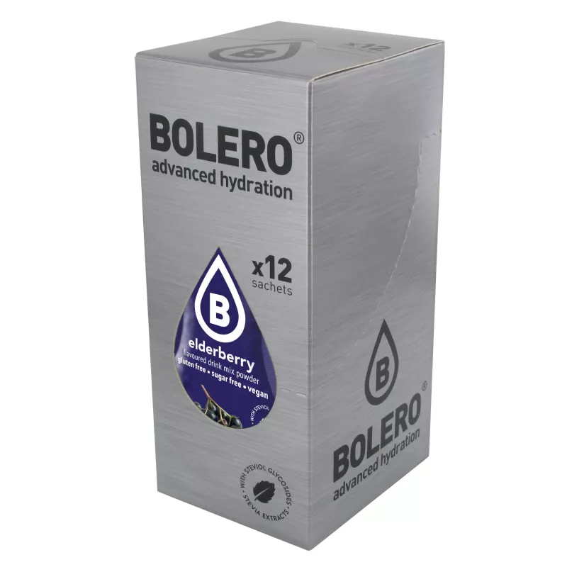 Elderberry - Box of 12 Sachets (12x9g) sugar-free drink - BOLERO®