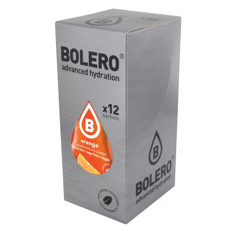 Orange - Box of 12 Sachets (12x9g) sugar-free drink - BOLERO®