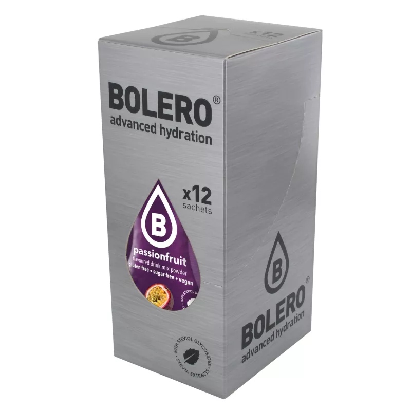 Passionfruit - Box of 12 Sachets (12x9g) sugar-free drink - BOLERO®