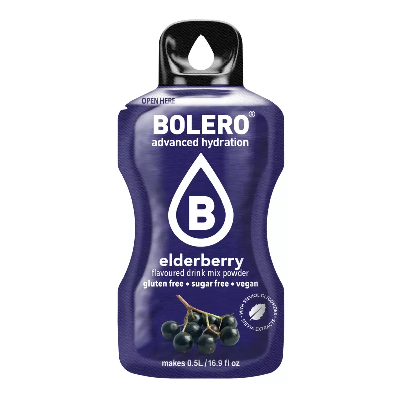 Elderberry - 3g Sachet for 500ml of ready sugar-free drink - BOLERO®